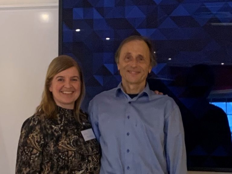 NKMs styreleder Heidi Pukerud og Audun Myskja